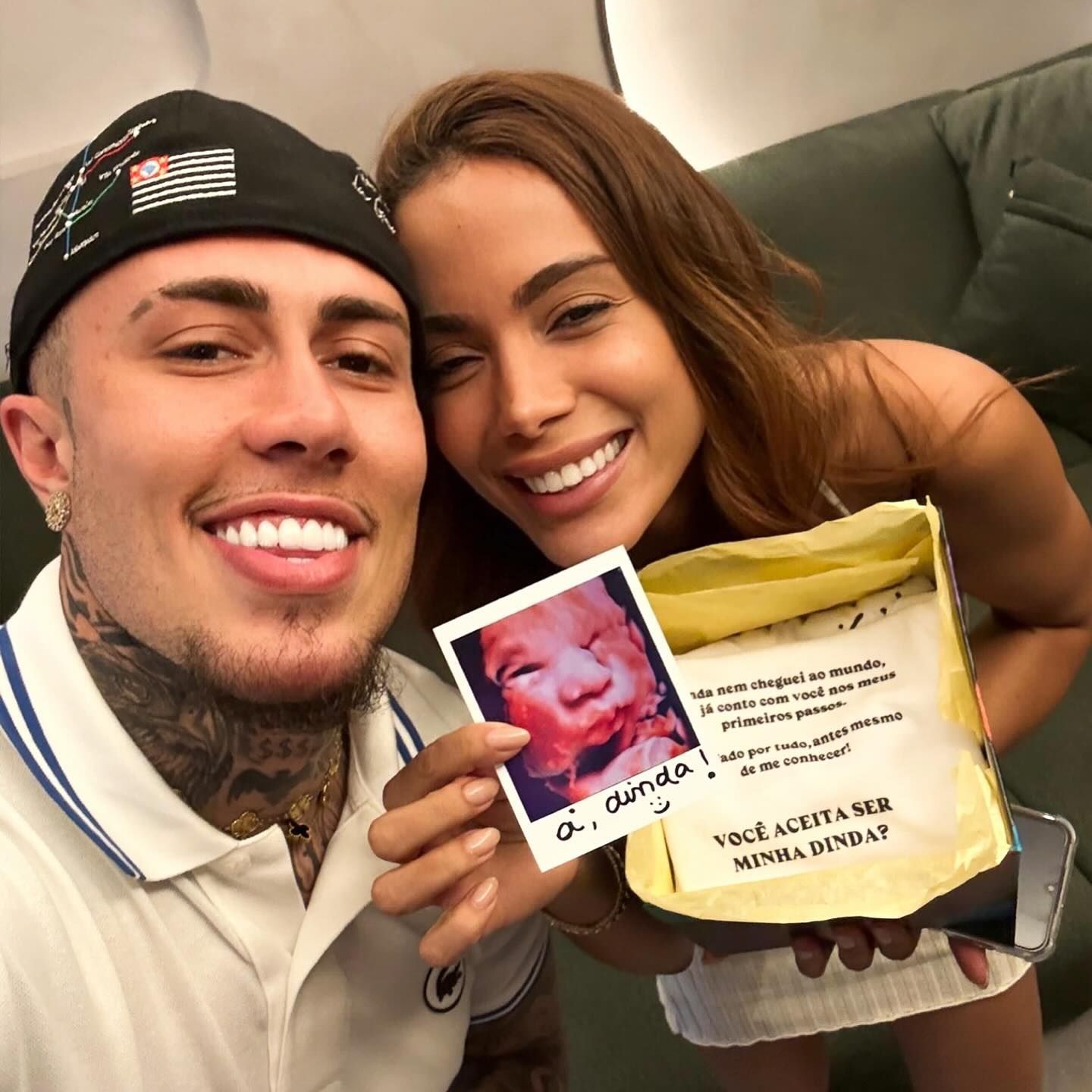 MC Daniel escolhe Anitta para ser madrinha de filho com Lorena Maria